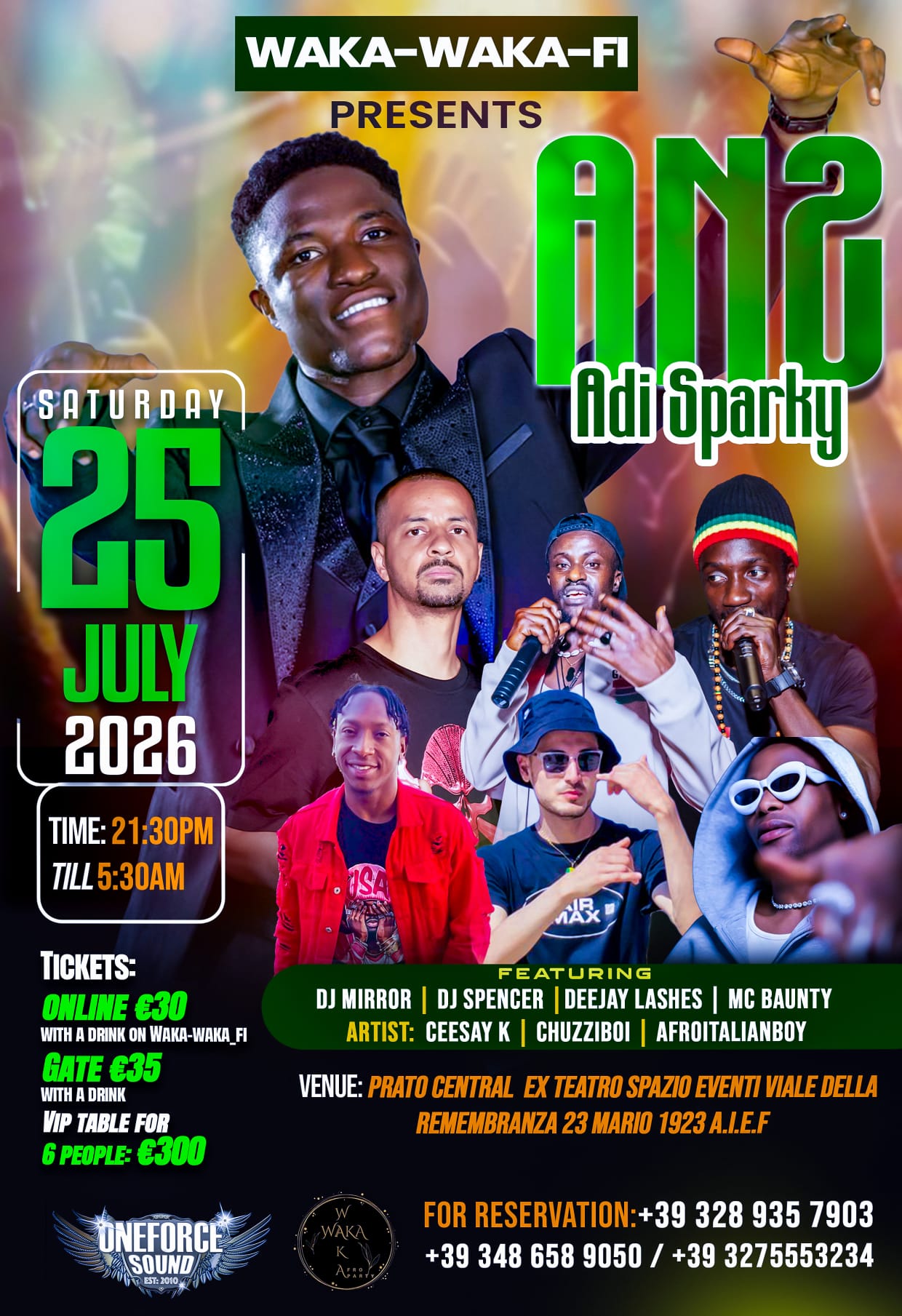AN2 – Adi Sparky Live In Prato flyer